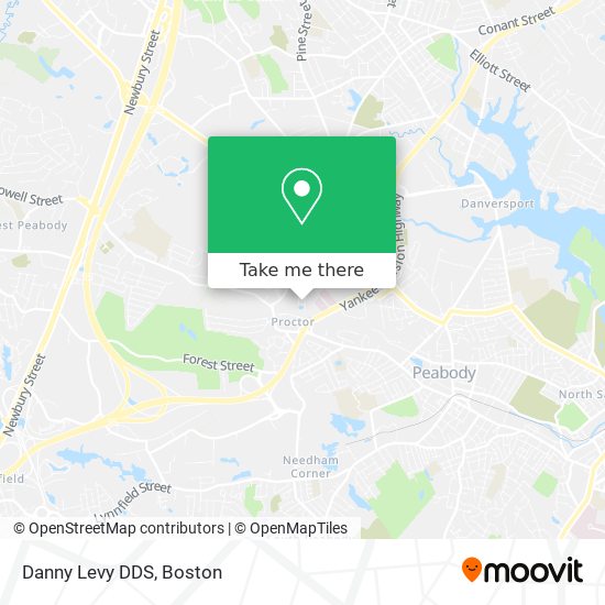 Danny Levy DDS map