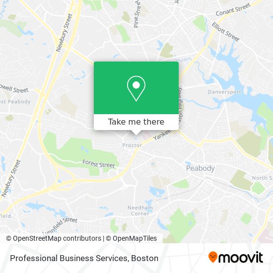 Professional Business Services map