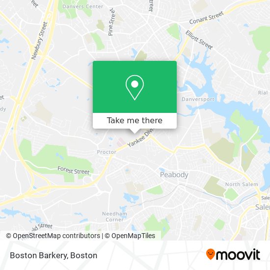 Boston Barkery map