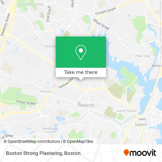 Mapa de Boston Strong Plastering