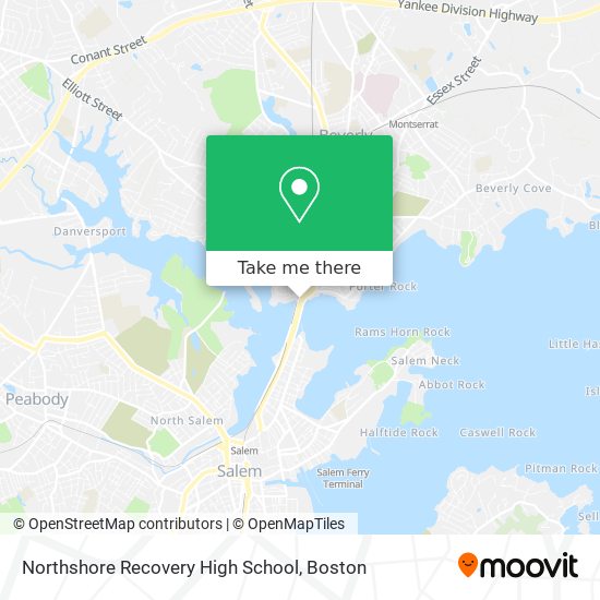 Mapa de Northshore Recovery High School