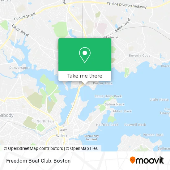 Freedom Boat Club map