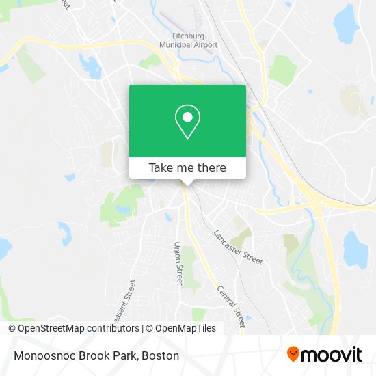 Monoosnoc Brook Park map