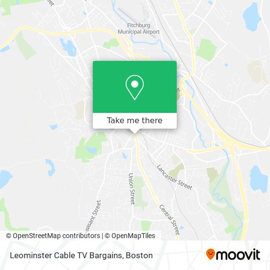 Mapa de Leominster Cable TV Bargains