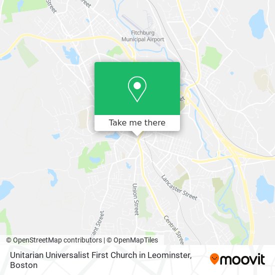 Unitarian Universalist First Church in Leominster map