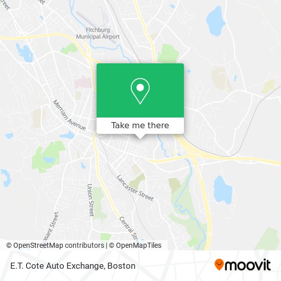 E.T. Cote Auto Exchange map