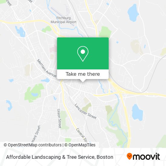 Affordable Landscaping & Tree Service map