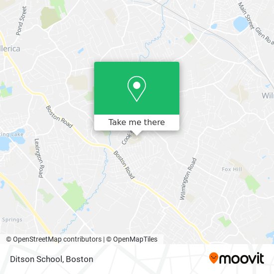 Ditson School map