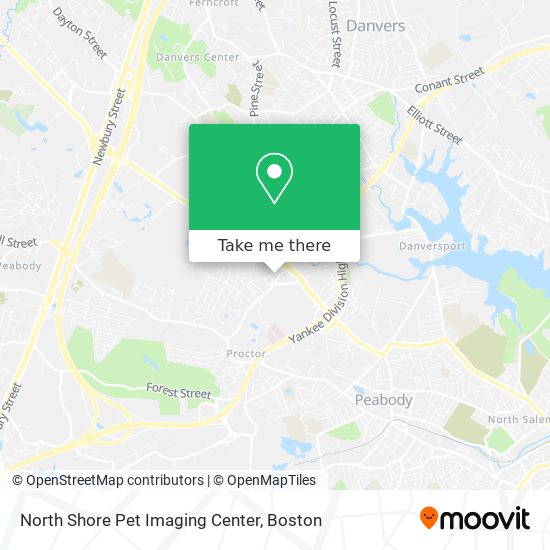 North Shore Pet Imaging Center map