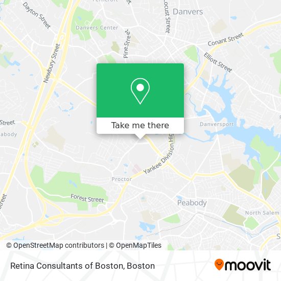 Mapa de Retina Consultants of Boston