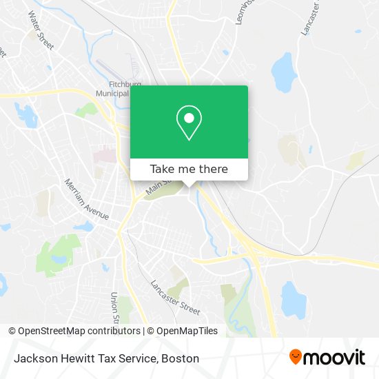 Jackson Hewitt Tax Service map