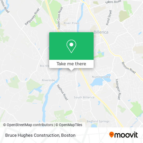 Bruce Hughes Construction map