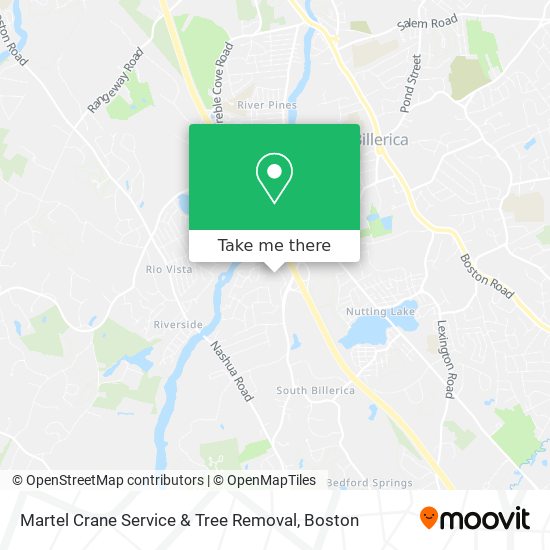 Martel Crane Service & Tree Removal map