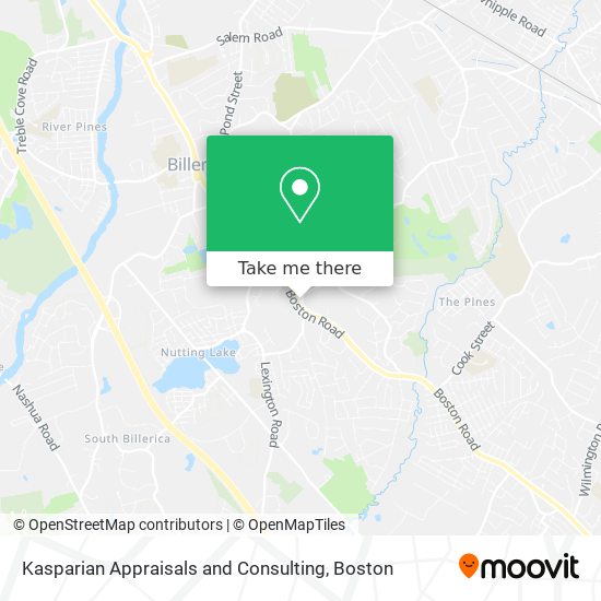 Kasparian Appraisals and Consulting map