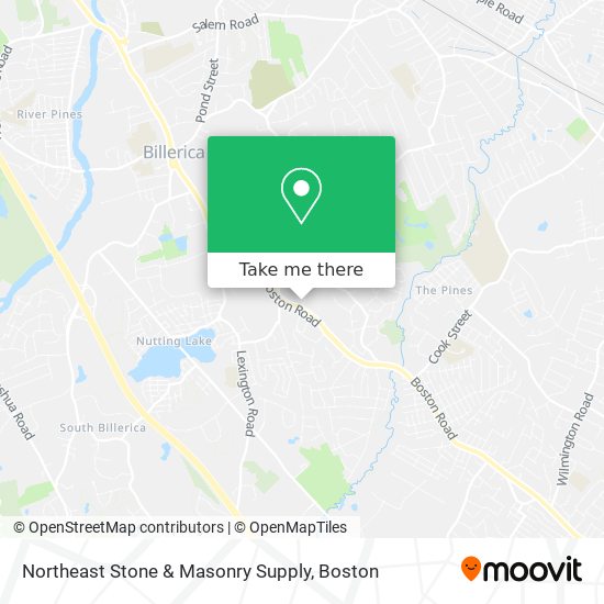Northeast Stone & Masonry Supply map