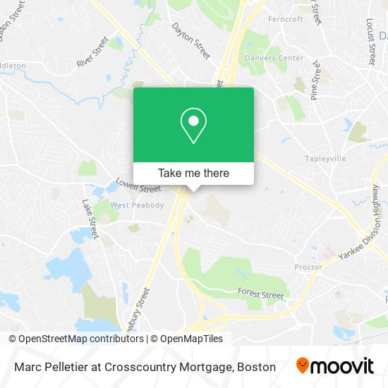 Marc Pelletier at Crosscountry Mortgage map