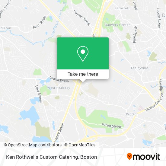 Mapa de Ken Rothwells Custom Catering