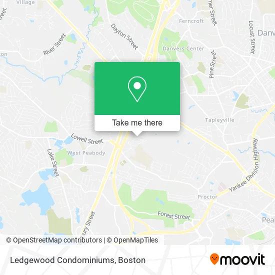 Ledgewood Condominiums map