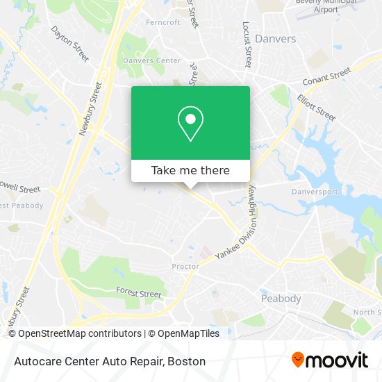 Mapa de Autocare Center Auto Repair