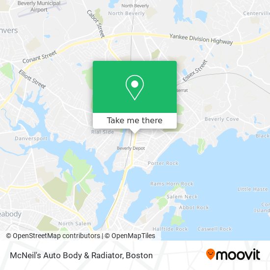 Mapa de McNeil's Auto Body & Radiator