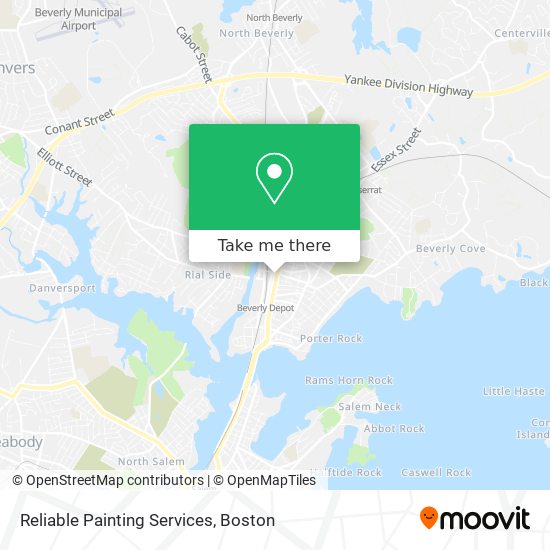 Reliable Painting Services map