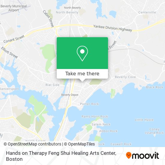 Mapa de Hands on Therapy Feng Shui Healing Arts Center