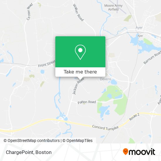 Mapa de ChargePoint