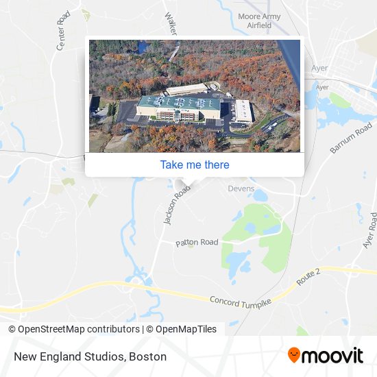 Mapa de New England Studios