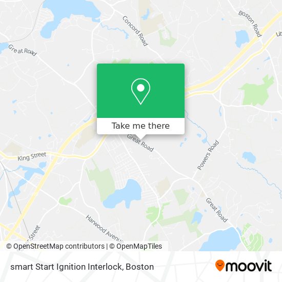 smart Start Ignition Interlock map