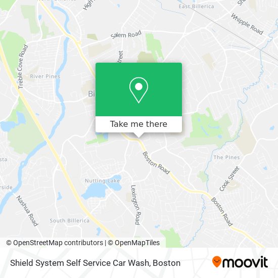 Mapa de Shield System Self Service Car Wash