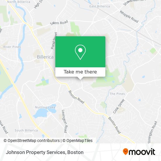 Johnson Property Services map