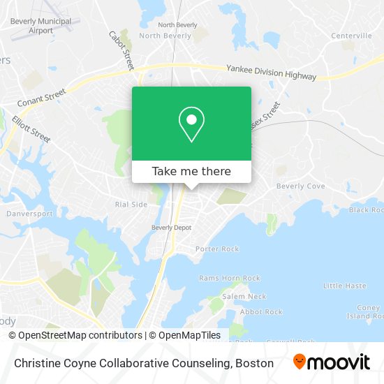 Christine Coyne Collaborative Counseling map