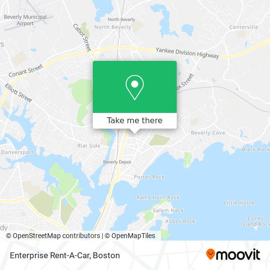 Mapa de Enterprise Rent-A-Car