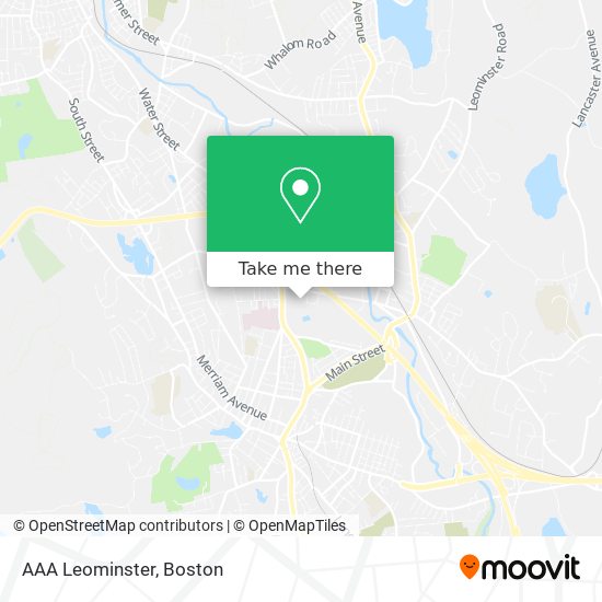 Mapa de AAA Leominster