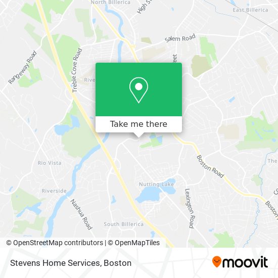 Stevens Home Services map