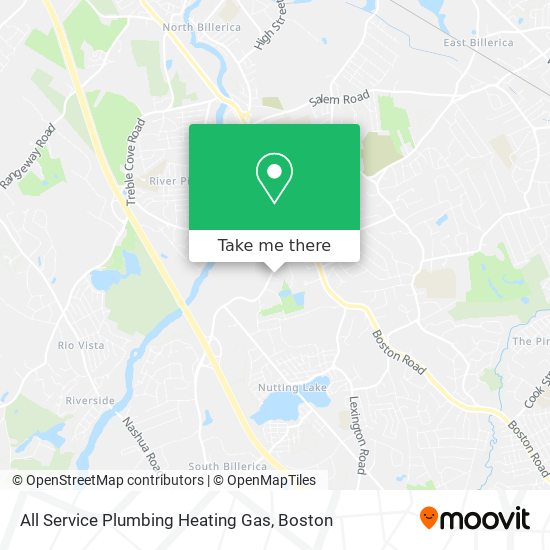 Mapa de All Service Plumbing Heating Gas