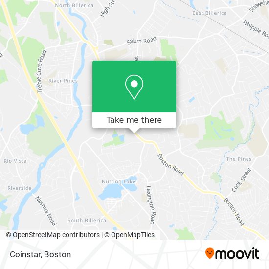 Coinstar map