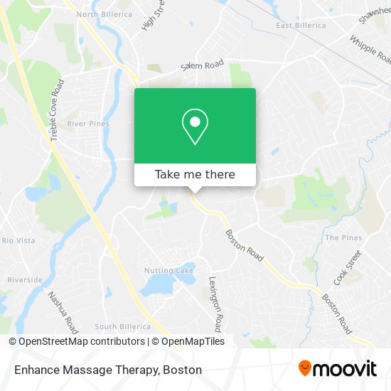 Mapa de Enhance Massage Therapy