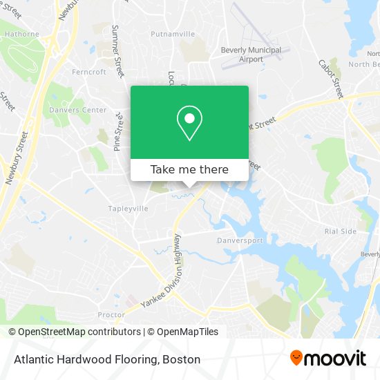 Atlantic Hardwood Flooring map