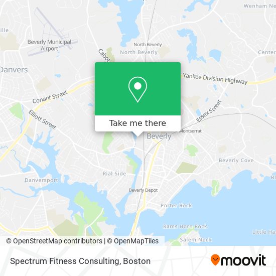 Spectrum Fitness Consulting map