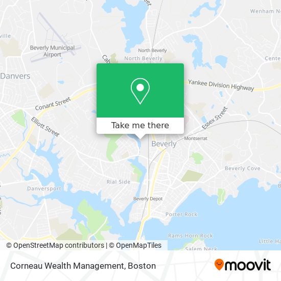 Corneau Wealth Management map