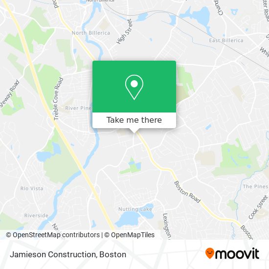 Jamieson Construction map