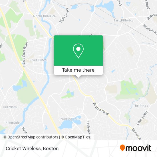 Cricket Wireless map