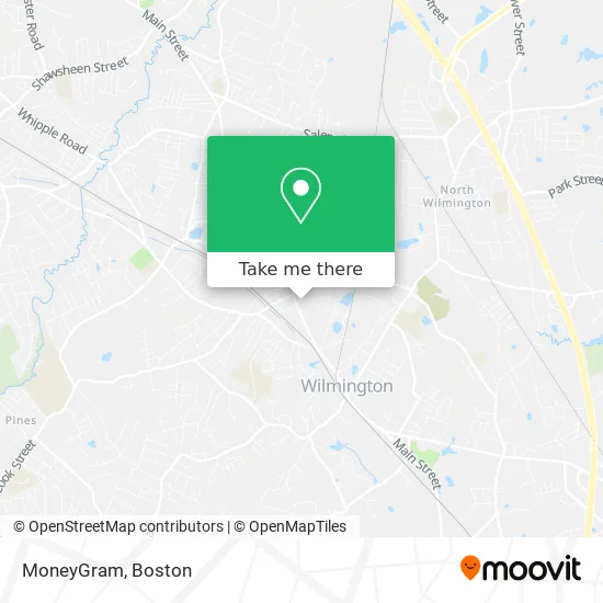 Mapa de MoneyGram