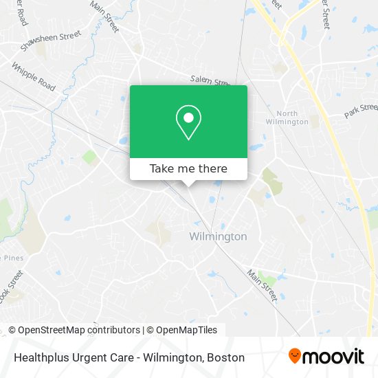 Healthplus Urgent Care - Wilmington map