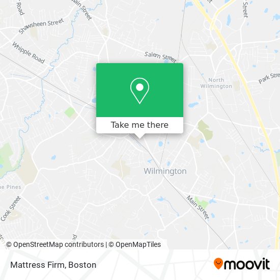 Mattress Firm map