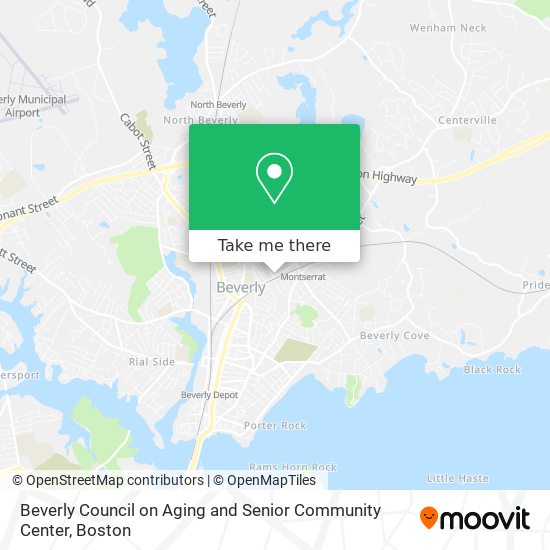 Beverly Council on Aging and Senior Community Center map