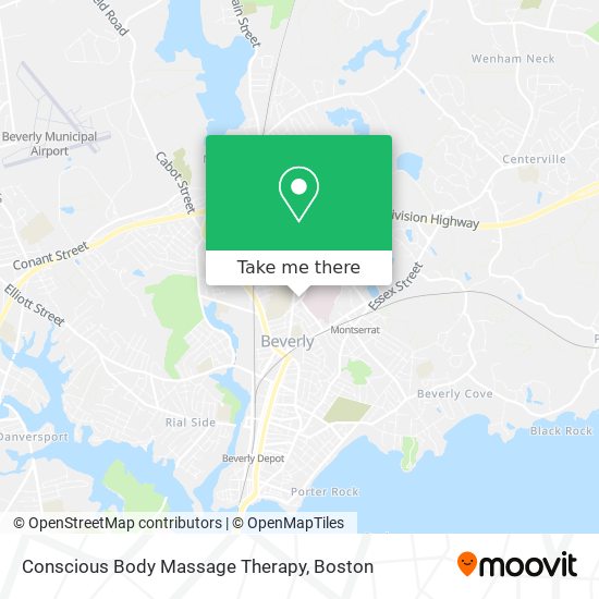 Mapa de Conscious Body Massage Therapy