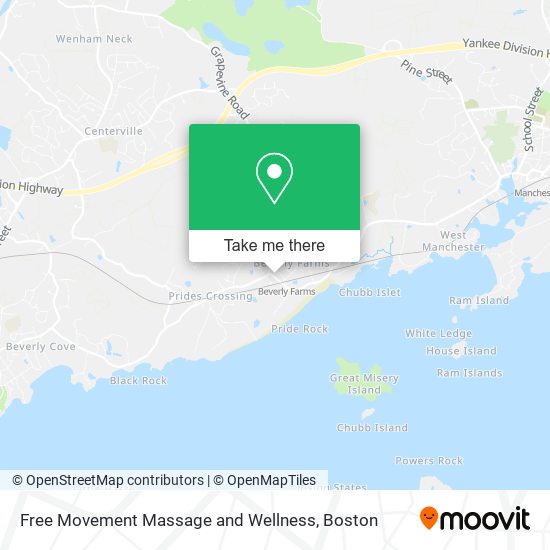 Mapa de Free Movement Massage and Wellness