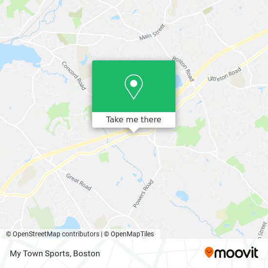 My Town Sports map